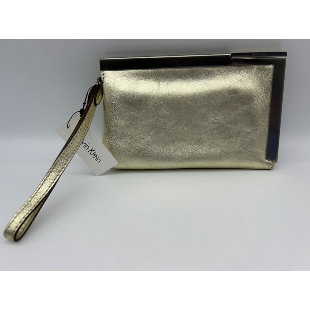 Calvin Klein Gold Evening Purse